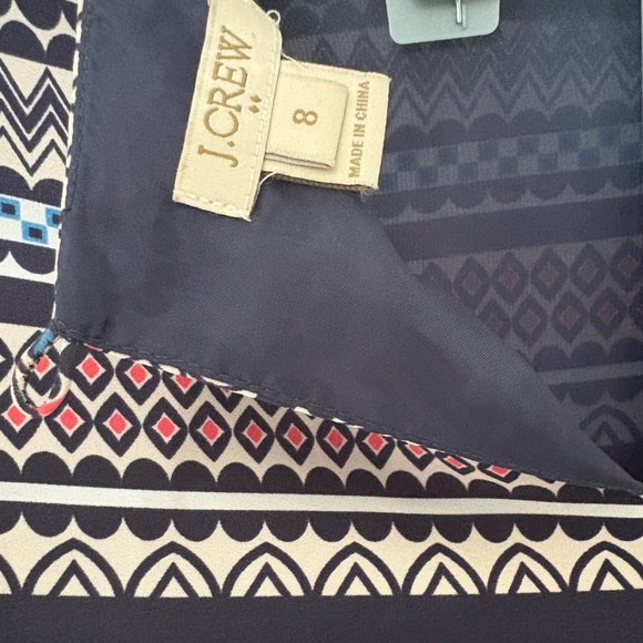 J.Crew Multicolor Sheath Dress Size 8 - Picture 3 of 3